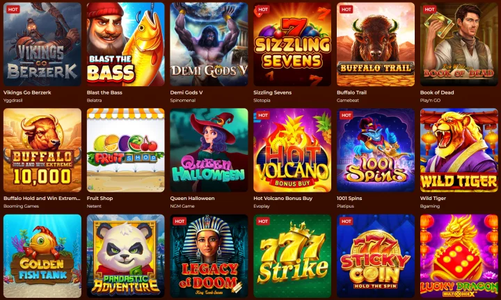VegaZone Casino Slots